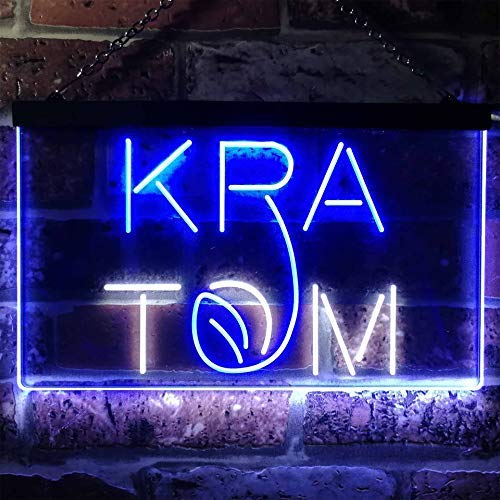 Kratom Dual LED Neon Light Sign